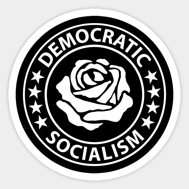 Democratic Socialism Sticker by cartogram